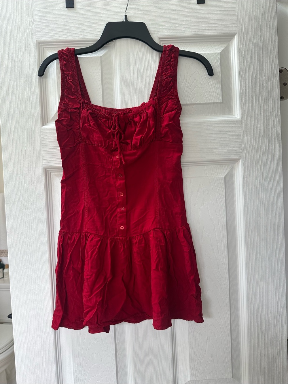 Frankie's Bikinis Red Mini Dress - Picture 3 of 4